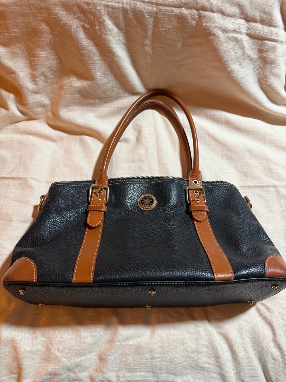 Vintage Dooney and Bourke Leather Satchel Bag - Classic Structured bag